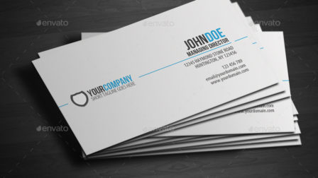 Biglietto da visita minimale