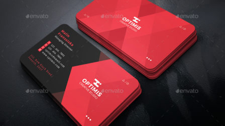 Biglietto da visita moderno e geometrico 1