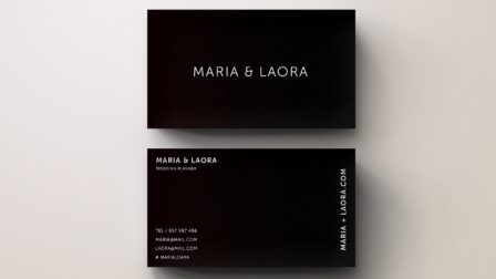 Biglietto da visita super minimale per professionisti 2