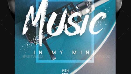 Volantino per evento musicale multiuso