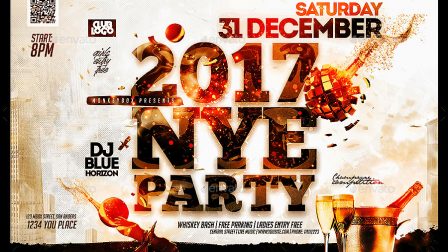 Volantino evento festività natalizie capodanno