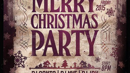 Volantino evento festività natalizie capodanno