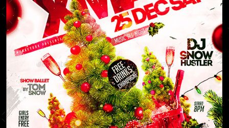 Volantino evento festività natalizie capodanno