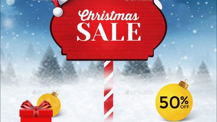 16 banner promozionali tema natalizio per ecommerce