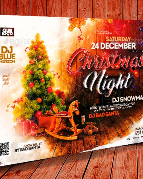 Volantino evento festività natalizie capodanno