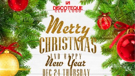 Volantino evento festività natalizie capodanno