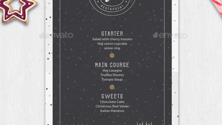 Menù per cena pranzo natale capodanno festività