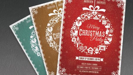 Volantino evento festività natalizie capodanno