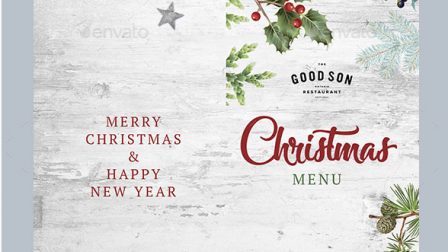 Menù di Natale elegante 1