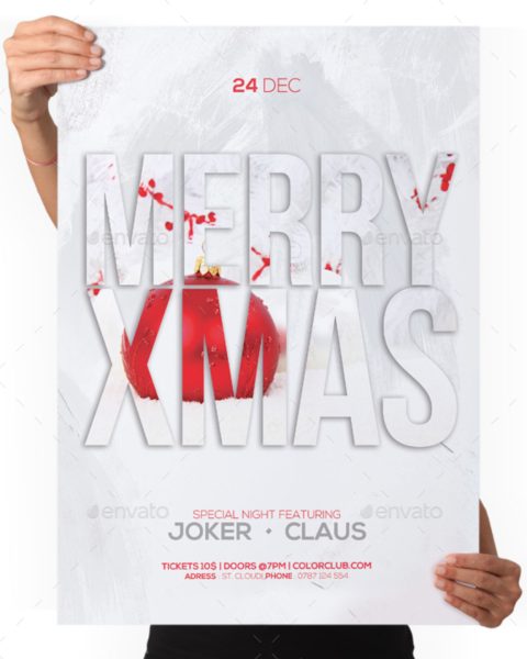 Volantino evento festività natalizie capodanno