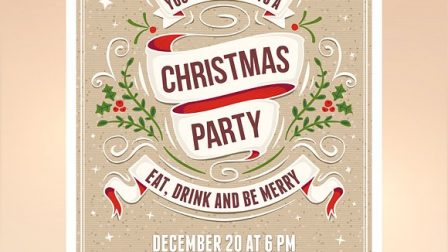 Volantino evento festività natalizie capodanno