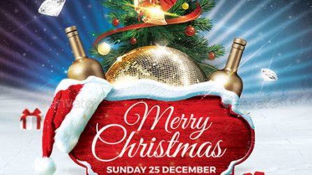 Volantino evento festività natalizie capodanno