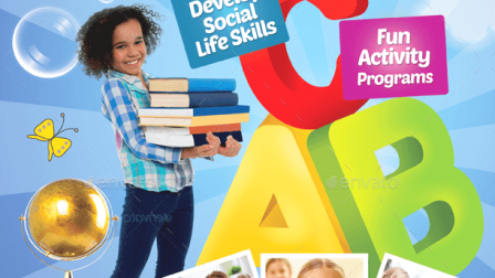 Volantino per attività con bambini-3