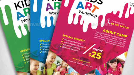 Volantino per attività creative con bimbi-6