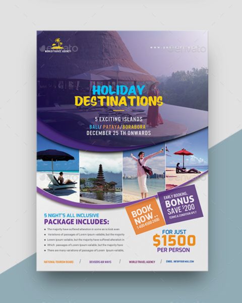 Volantino per promuovere un viaggio-1