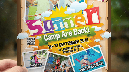 Volantino promozionale campo estivo -1