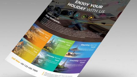 volantino promozionale viaggi