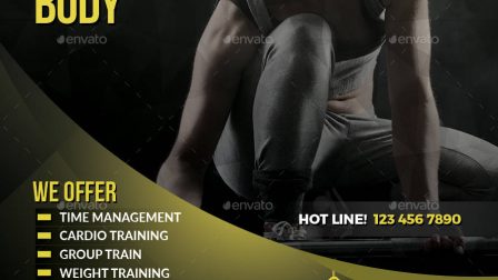 Volantino semplice per fitness -2