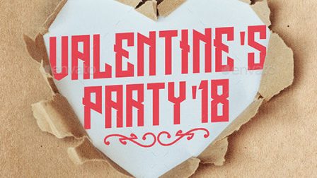 Volantino serata san valentino