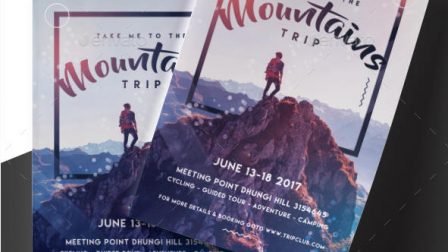 Volantino trekking in montagna 2