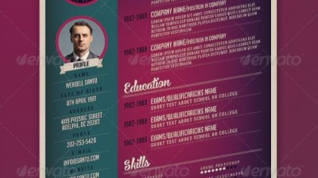 Modello curriculum
