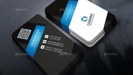 Biglietto da visita moderno multiuso