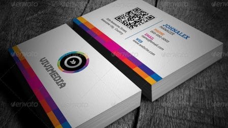 modello di biglietto da visita moderno