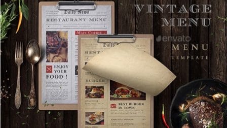 Menù per pub pizzeria ristorante