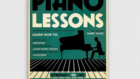 Volantino lezioni di pano forte