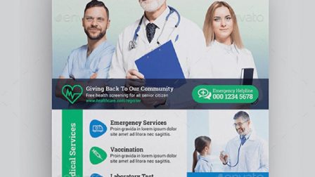 Volantino promozione settore medicale