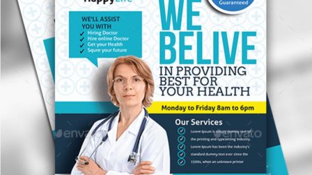 Volantino promozione settore medicale