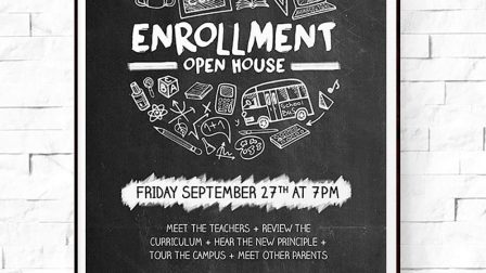 volantino dopo scuola e lezioni