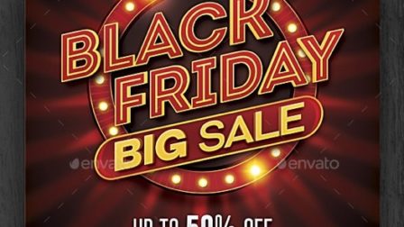 Blackfriday: design per poster e flyer promozionali