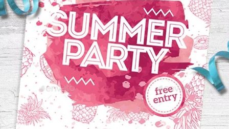 Flyer summer time party V15