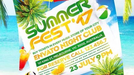 Flyer summer time party V21