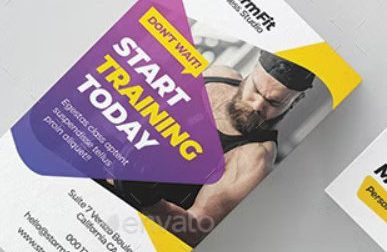 Biglietto da visita gym fitness V11