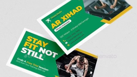 Biglietto da visita gym fitness V14