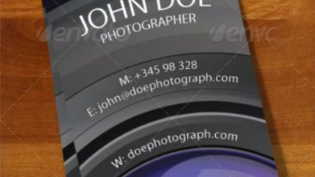 Biglietto da visita per fotografi-V11